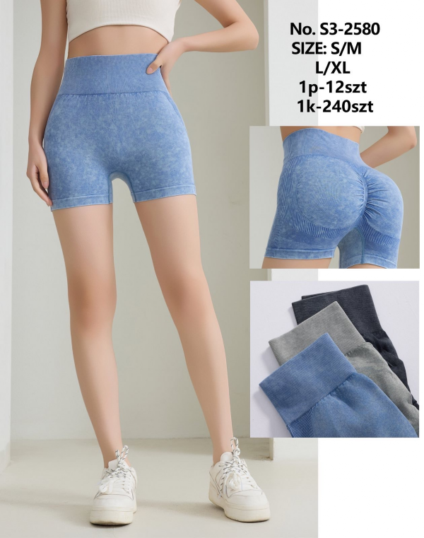 Leginsy damskie Roz S/M-L/XL , Mix Kolor Paczka 12 szt